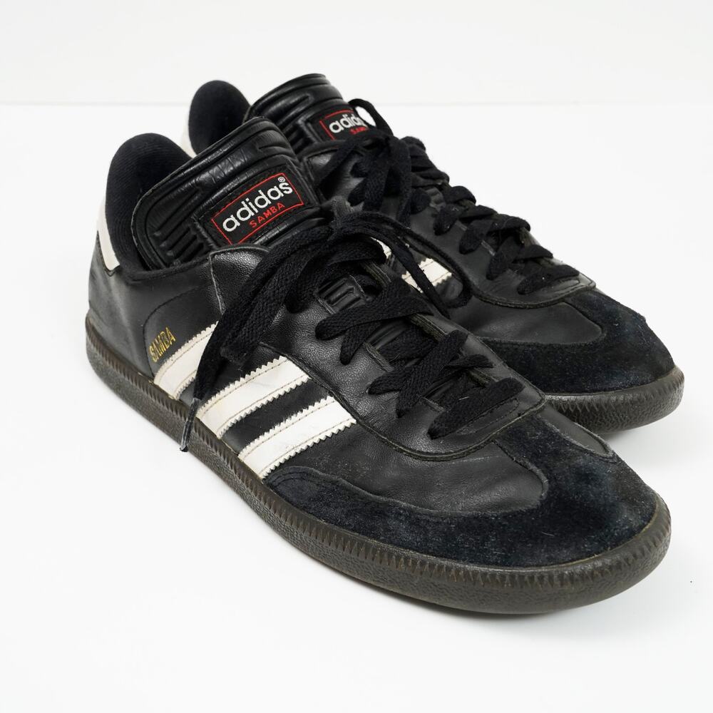 Adidas Samba OG Men’s Sneakers Black/White Size 9.5 034583 Leather/ Suede - Picture 2 of 9